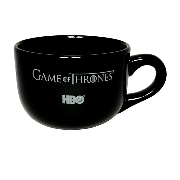 Game of Thrones HBO Black Coffee Mug Tea Set of 2 Ceramic M Ware Fantasy TV Gift - Picture 10 of 10